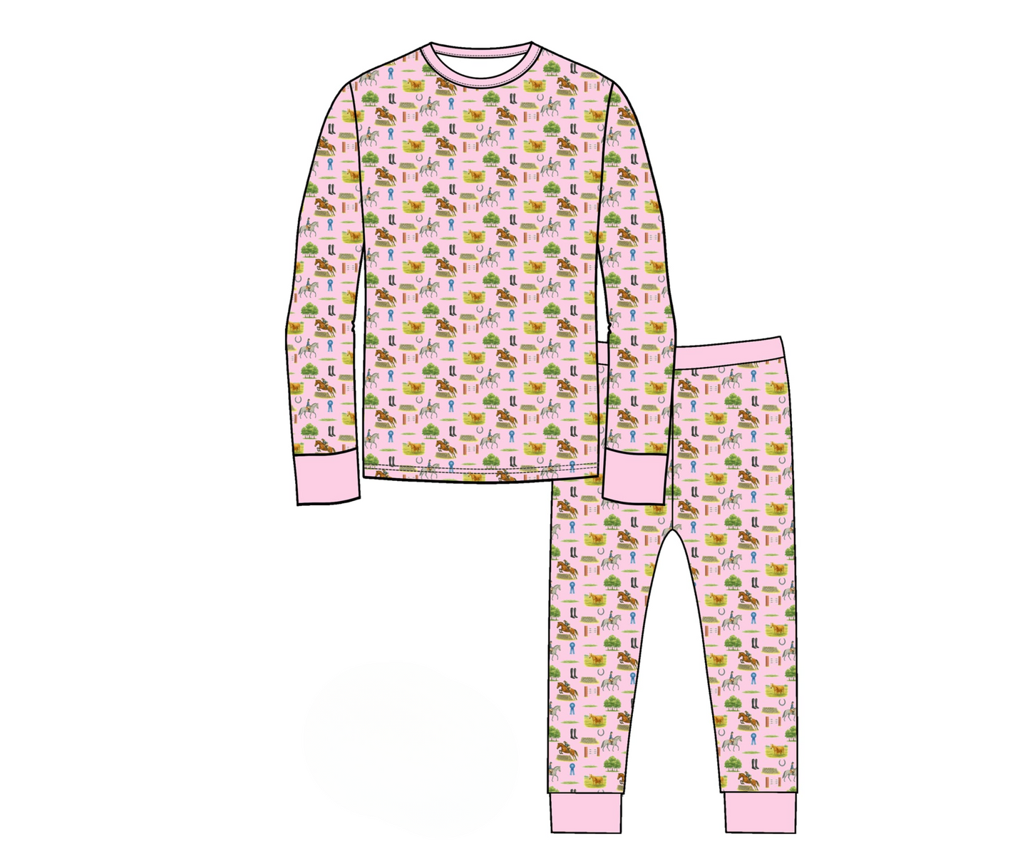 Equestrian Two Piece Pajama